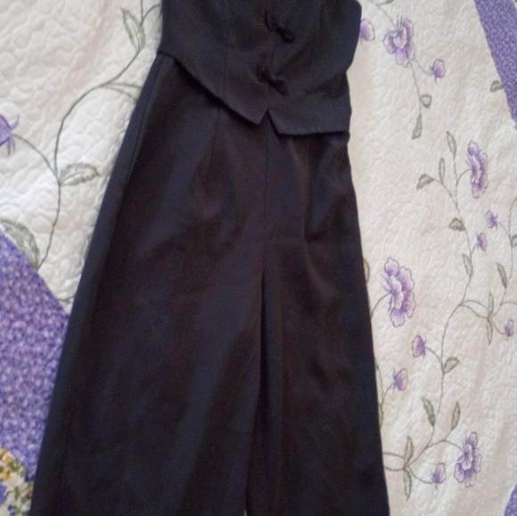 Forever 21 Sweetheart Trouser Style Pants Dress Formal Wide Leg Flare Preppy - Picture 2 of 7